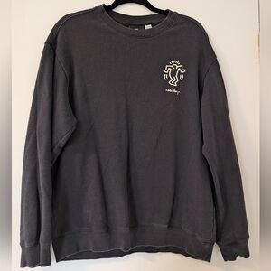 H&M Keith Haring Graphic Long Sleeve Pullover